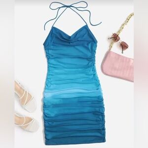 Ocean Colors Ombré Dress